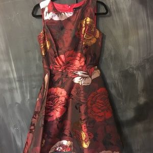 Floral Fit and Flare Dress